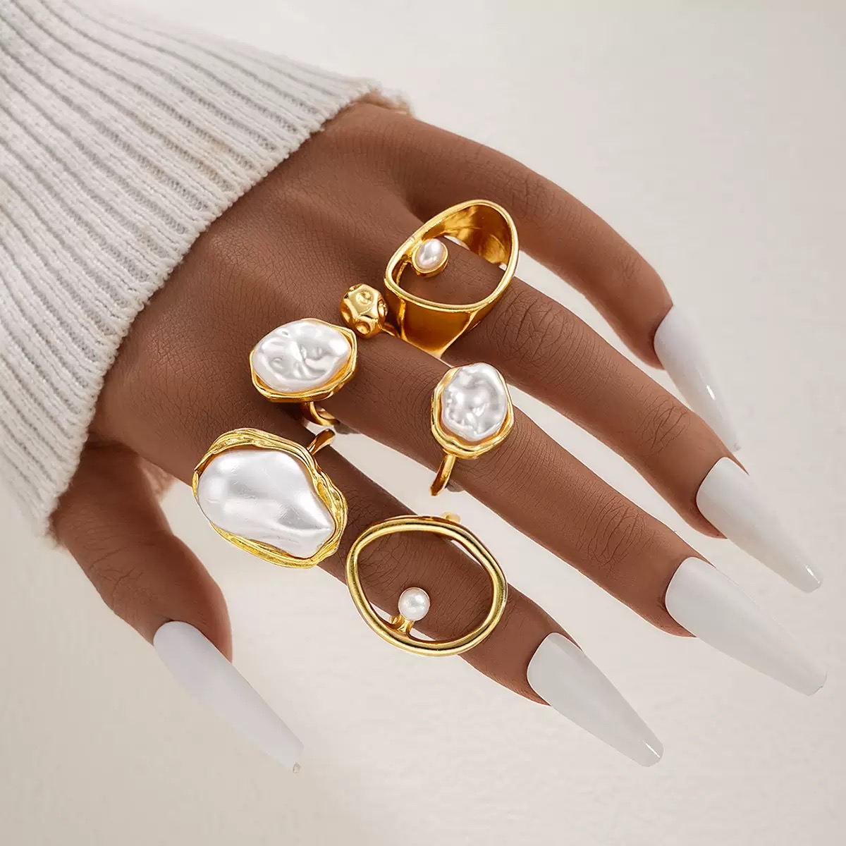 Trendy finger ring set (SSR-004)