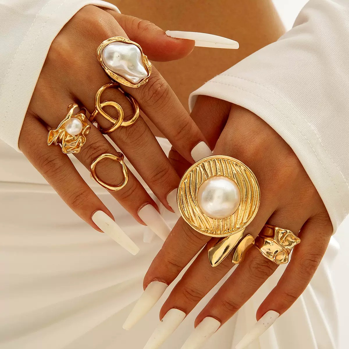 Trendy finger ring set (SSR-003)