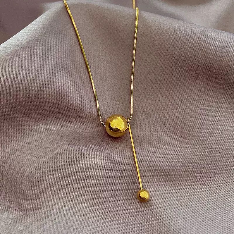 Stainless steel ball pendant (SSN-006) - Image 2